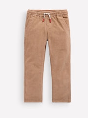 Boden Brown Slim Pull-On Trousers - Image 1 of 3