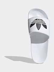 adidas Off White Originals Adilette Lite Slides - Image 6 of 10