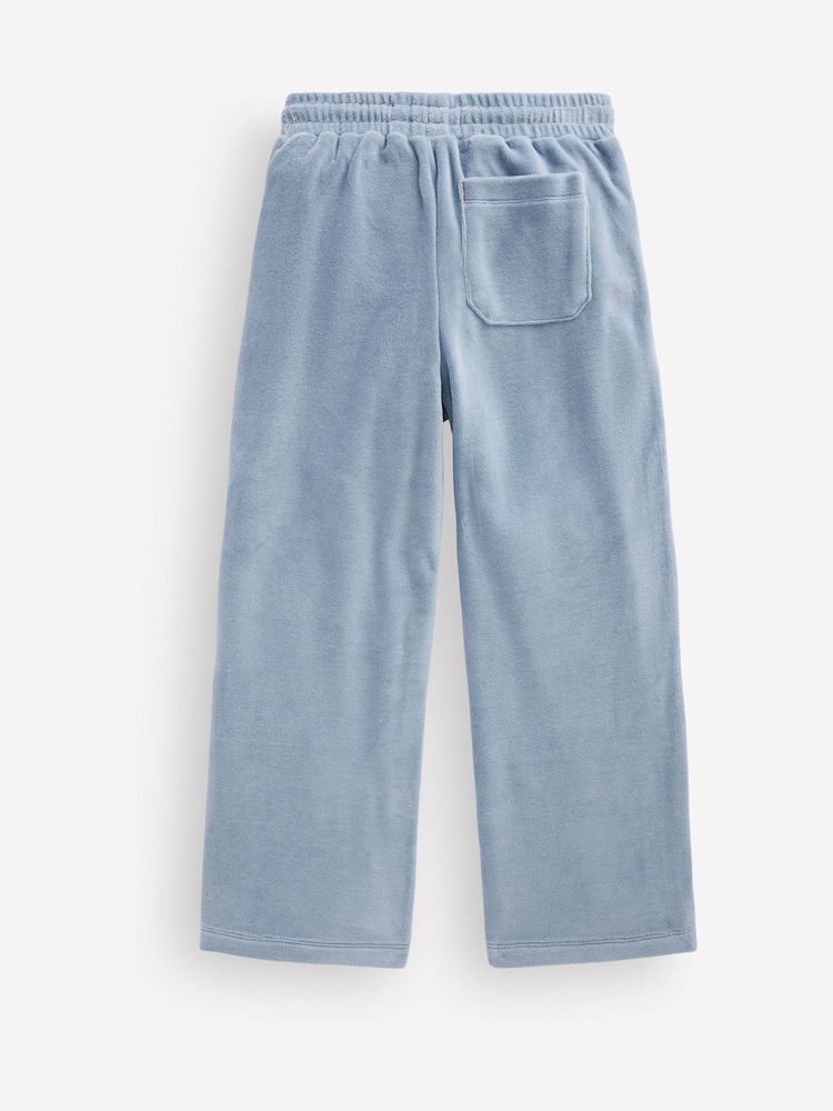 Blå - Boden velour joggebukser med vide ben - Bilde 2 av 3 Blå - Boden velour joggebukser med vide ben - Bilde 2 av 3