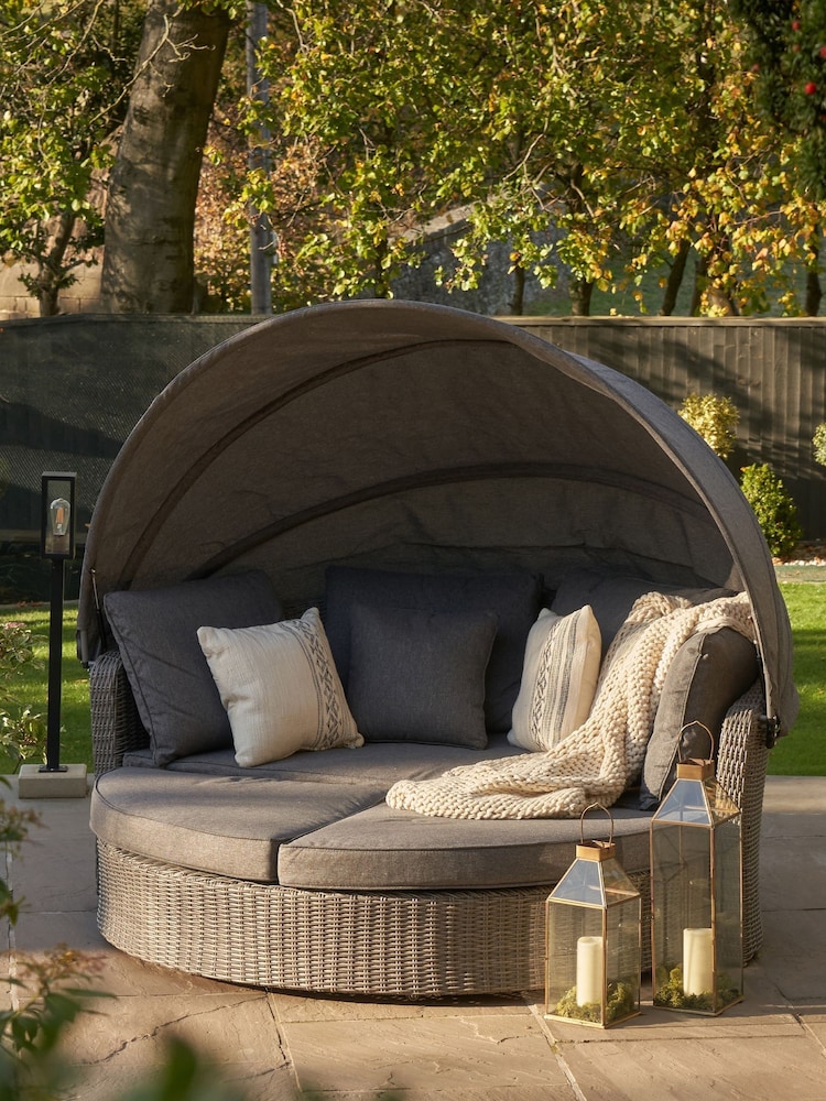 Pacific Grey Garden Barbados Day Bed - Image 1 of 6