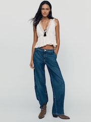 Anthropologie Pilcro Kaye Mid-Rise Tapered-Leg Jeans - Bilde 1 av 6
