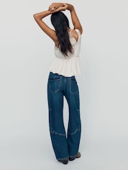 Anthropologie Pilcro Kaye Mid-Rise Tapered-Leg Jeans - Bilde 2 av 6