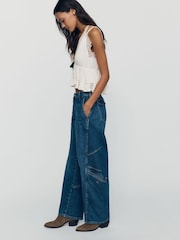 Anthropologie Pilcro Kaye Mid-Rise Tapered-Leg Jeans - Bilde 3 av 6