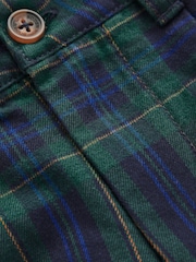 Boden Blue Check Smart Trousers - Image 3 of 3