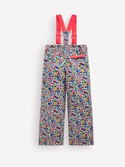 Neon Pink Ditsy Floral - Boden All Weather Waterproof Dungarees - Imagem 2 de 3