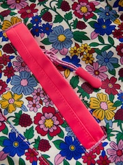 Neon Pink Ditsy Floral - Boden All Weather Waterproof Dungarees - Imagem 3 de 3