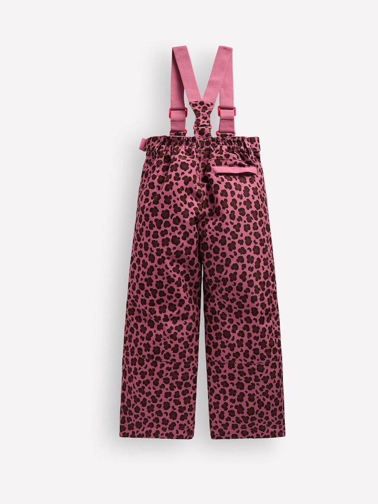 Pink Heather Leopard - Boden All Weather Waterproof Dungarees - Imagem 2 de 3 Pink Heather Leopard - Boden All Weather Waterproof Dungarees - Imagem 2 de 3