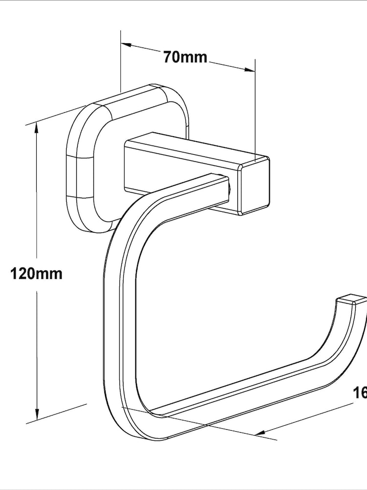 Gold Toilet Roll Holder - Image 6 of 6