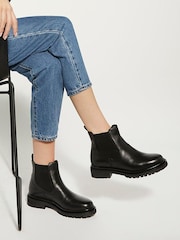 Dune London Black Perceive Cleated Chelsea Boots - Image 7 of 7