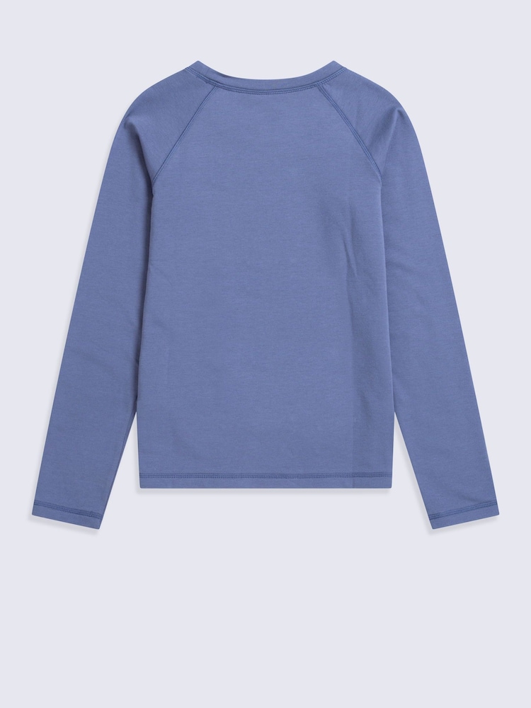 Animal Blue Blaze Kids TechTherm Long Sleeve Top - Image 2 of 4 Animal Blue Blaze Kids TechTherm Long Sleeve Top - Image 2 of 4