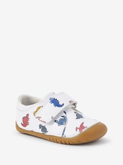 Dino Print Standard Fit (F) Crawler Shoes - Image 1 of 3