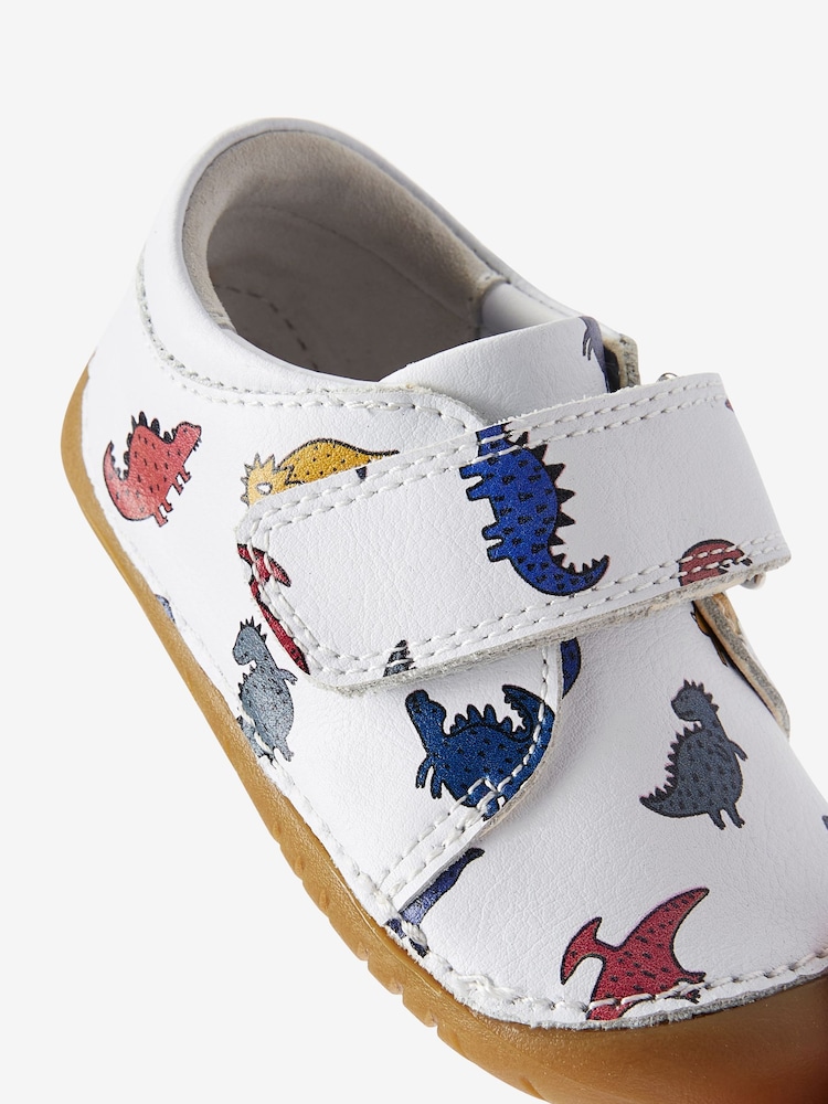 Dino Print Standard Fit (F) Crawler Shoes - Image 3 of 3 Dino Print Standard Fit (F) Crawler Shoes - Image 3 of 3