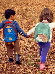 JoJo Maman Bébé Green Hedgehog Character Backpack - Image 2 of 5