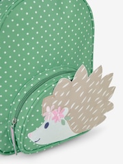 JoJo Maman Bébé Green Hedgehog Character Backpack - Image 5 of 5
