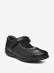 Start-Rite Black Leather Mary Jane Smart School Shoes - F Fit - Image 2 of 6