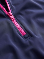 Boden Blue Piped Raglan Rash Vest - Image 6 of 6