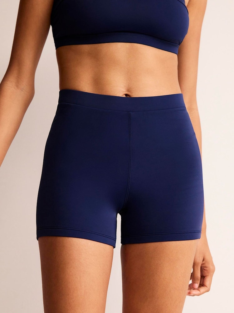 Boden Blue Swim Cycling Shorts - Image 1 of 6