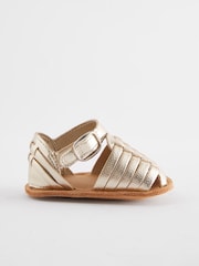 Gold Fisherman Baby Sandals (0-24mths) - Image 2 of 4
