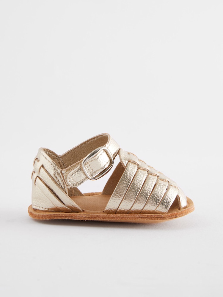 Gold Fisherman Baby Sandals (0-24mths) - Image 2 of 4
