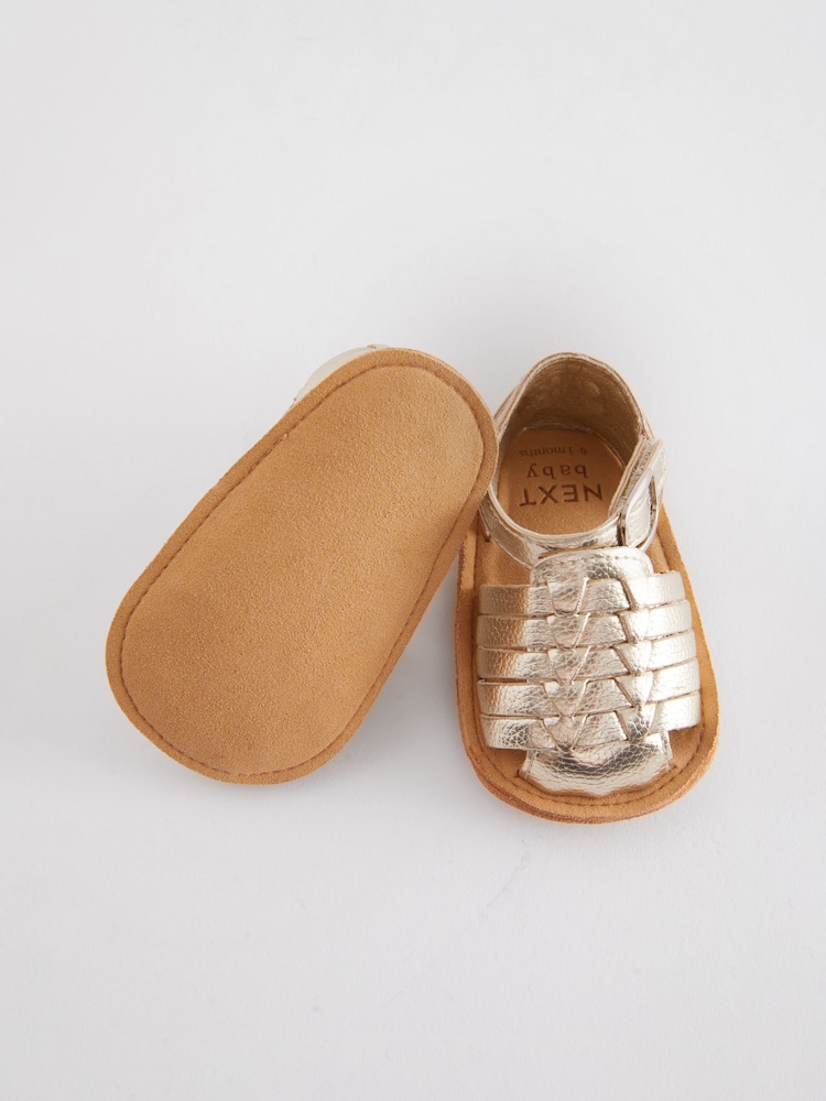 Gold Fisherman Baby Sandals (0-24mths) - Image 4 of 4