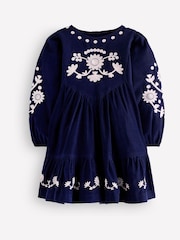 Blå - Boden Celia Wing Sleeve Kjole - Bilde 1 av 3