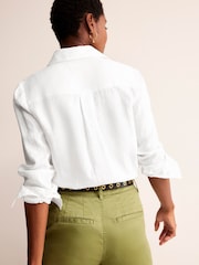 Boden White Sienna 100% Linen Shirt - Image 3 of 5