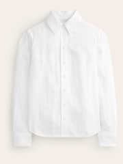 Boden White Sienna 100% Linen Shirt - Image 5 of 5