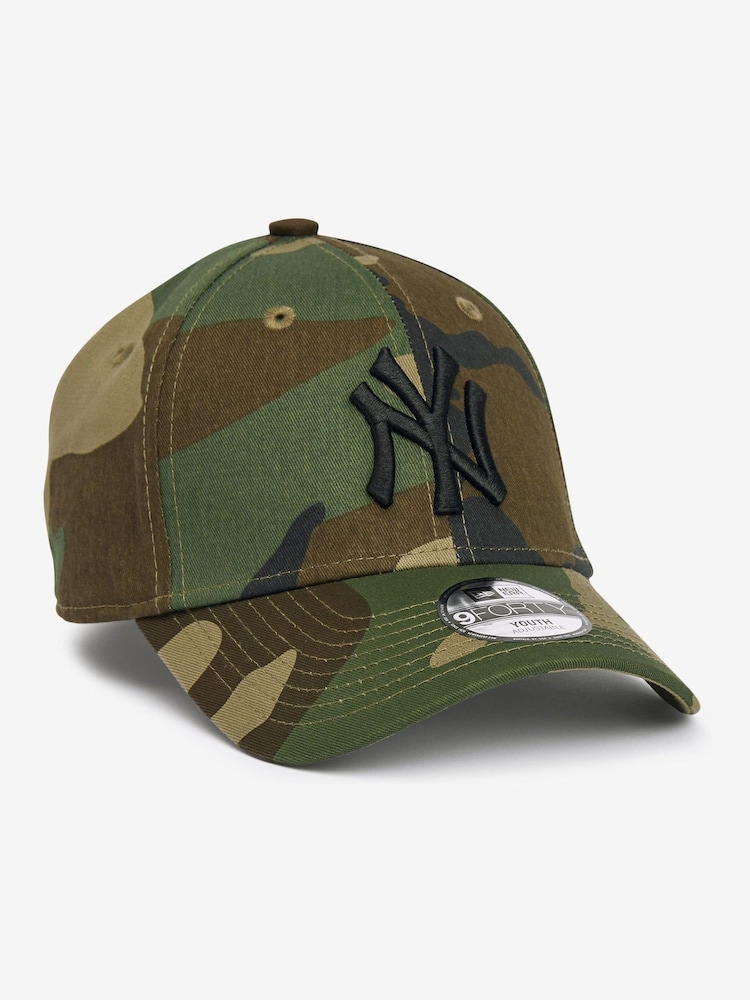 Camuflaje - Gorra básica de algodón 100 % con diseño de los New York Yankees para niños 9 FORTY de New Era® - Imagen 1 de 2