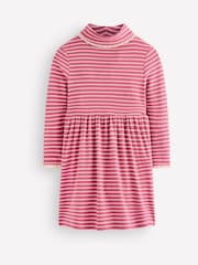 Rosa Stripete - Boden High Neck Ribbed Dress - Bilde 1 av 3