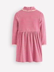 Rosa Stripete - Boden High Neck Ribbed Dress - Bilde 2 av 3
