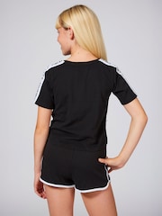 Pineapple Black Sporty 100% Cotton Shorts - Image 4 of 4