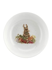White Royal Worcester Wrendale Rabbit Salad Bowl - Image 2 of 4
