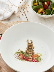 White Royal Worcester Wrendale Rabbit Salad Bowl - Image 3 of 4
