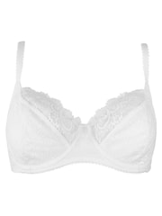 Pour Moi White Padded Flora Lightly Padded Underwired Bra - Image 4 of 5
