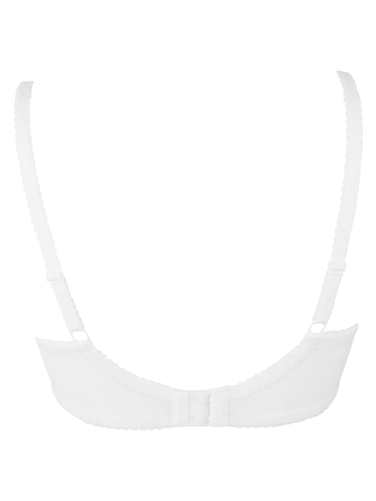 Pour Moi White Padded Flora Lightly Padded Underwired Bra - Image 5 of 5