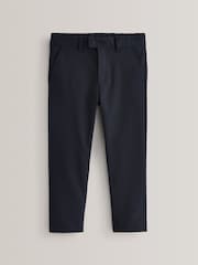 Navy Plus Waist School Formal Stretch Skinny Trousers (3-17yrs) - Image 1 of 7