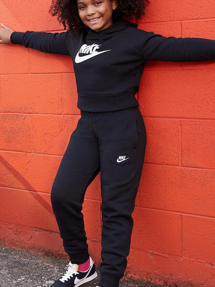 Nike Black Club Fleece Joggers - Image 1 of 2