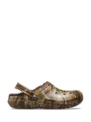 Crocs Brown Classic Realtree Edge Lined Clogs - Image 1 of 4