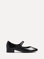 Linzi Black Patent Carley Mary Jane Block Shoes - Image 3 of 6