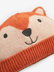 JoJo Maman Bébé Rust Fox Hat - Image 4 of 4