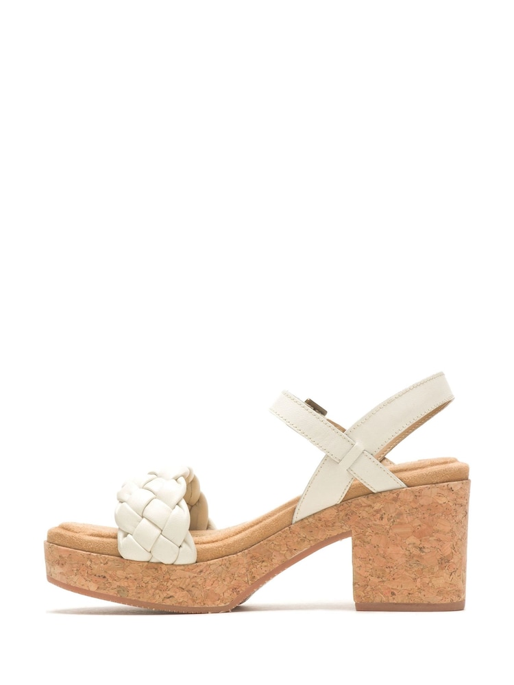 Hush Puppies White Poppy Strap Sandals - Image 2 of 5