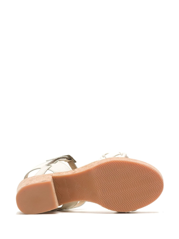 Hush Puppies White Poppy Strap Sandals - Image 5 of 5