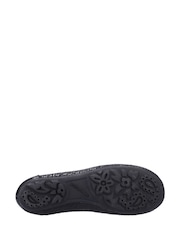 črna - Hush Puppies Janelle Tkane balerinke - Slika 4 iz 4