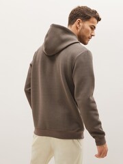 Stone Hooded Premium Textured Overhead Hoodie - Image 3 of 7