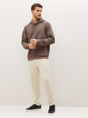 Stone Hooded Premium Textured Overhead Hoodie - Image 4 of 7