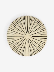 Monochrome Brady Stripe Circle Rug - Image 5 of 6