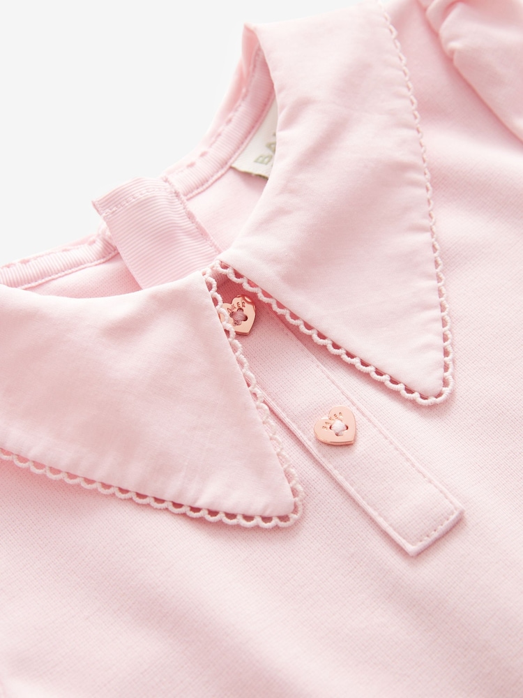 Baker by Ted Baker Pink Heart Ponte Dress - Image 13 of 13
