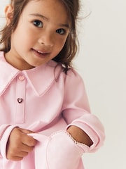 Baker by Ted Baker Pink Heart Ponte Dress - Image 7 of 13