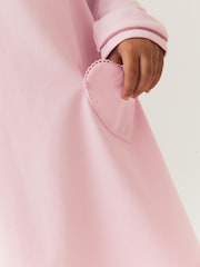 Baker by Ted Baker Pink Heart Ponte Dress - Image 8 of 13