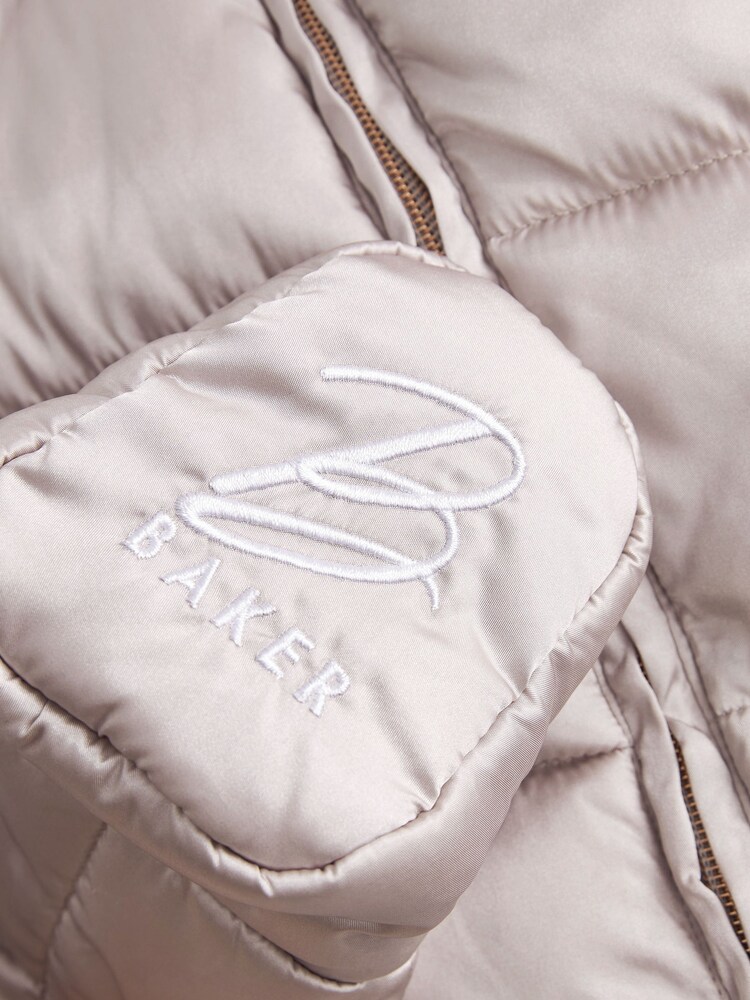 Baker by Ted Baker Oyster Shower Resistant Snowsuit With Mittens - Image 4 of 7